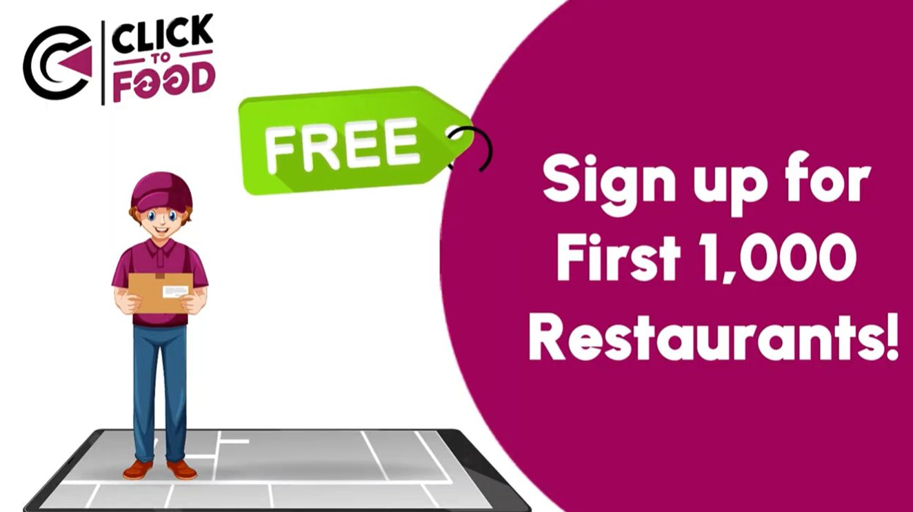 Click To Food - Ads Animation